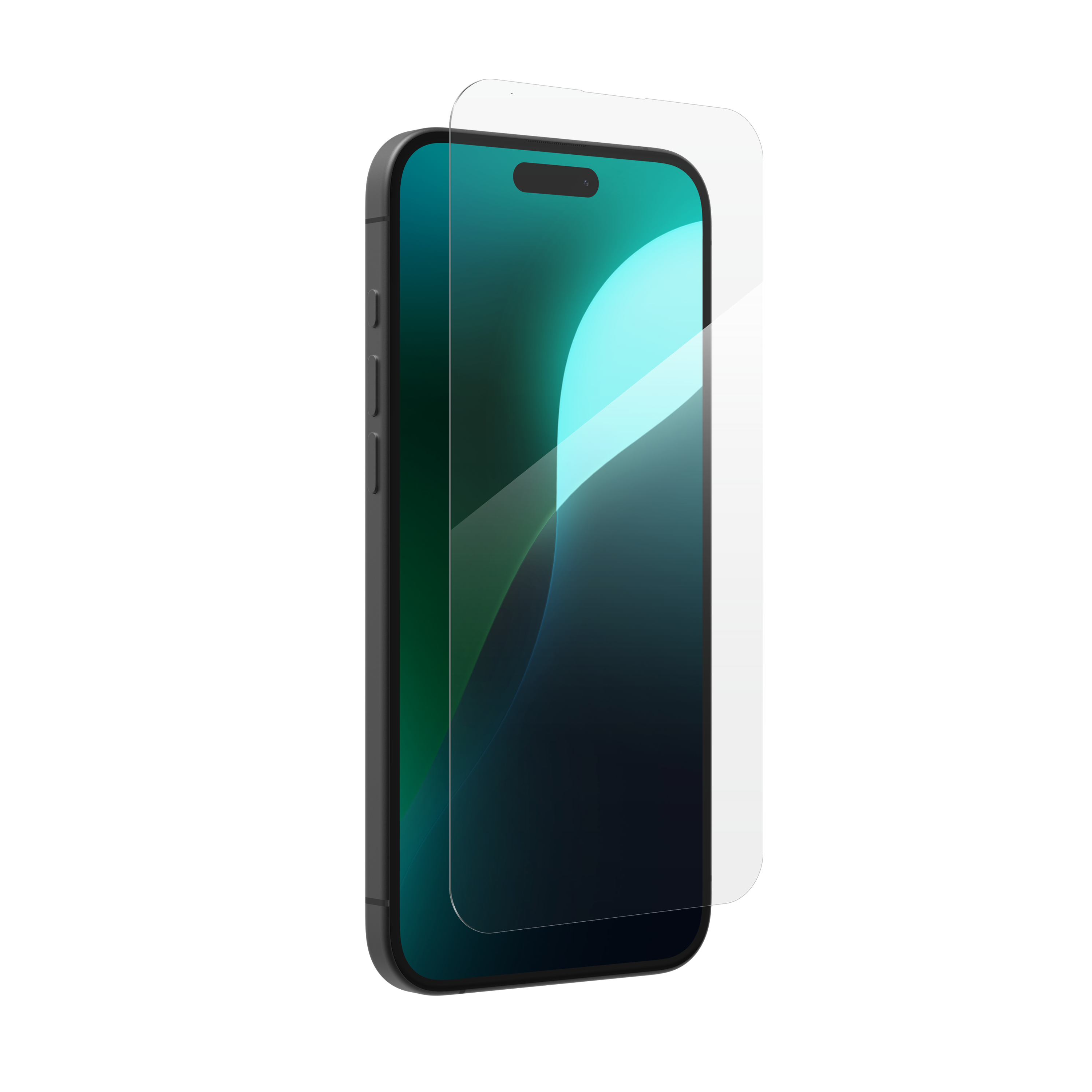 Anank iPhone 15 Pro 3d Clear With Hole On Front Camera Anank iPhone 15 Pro 3d Clear With Hole On Front Camera